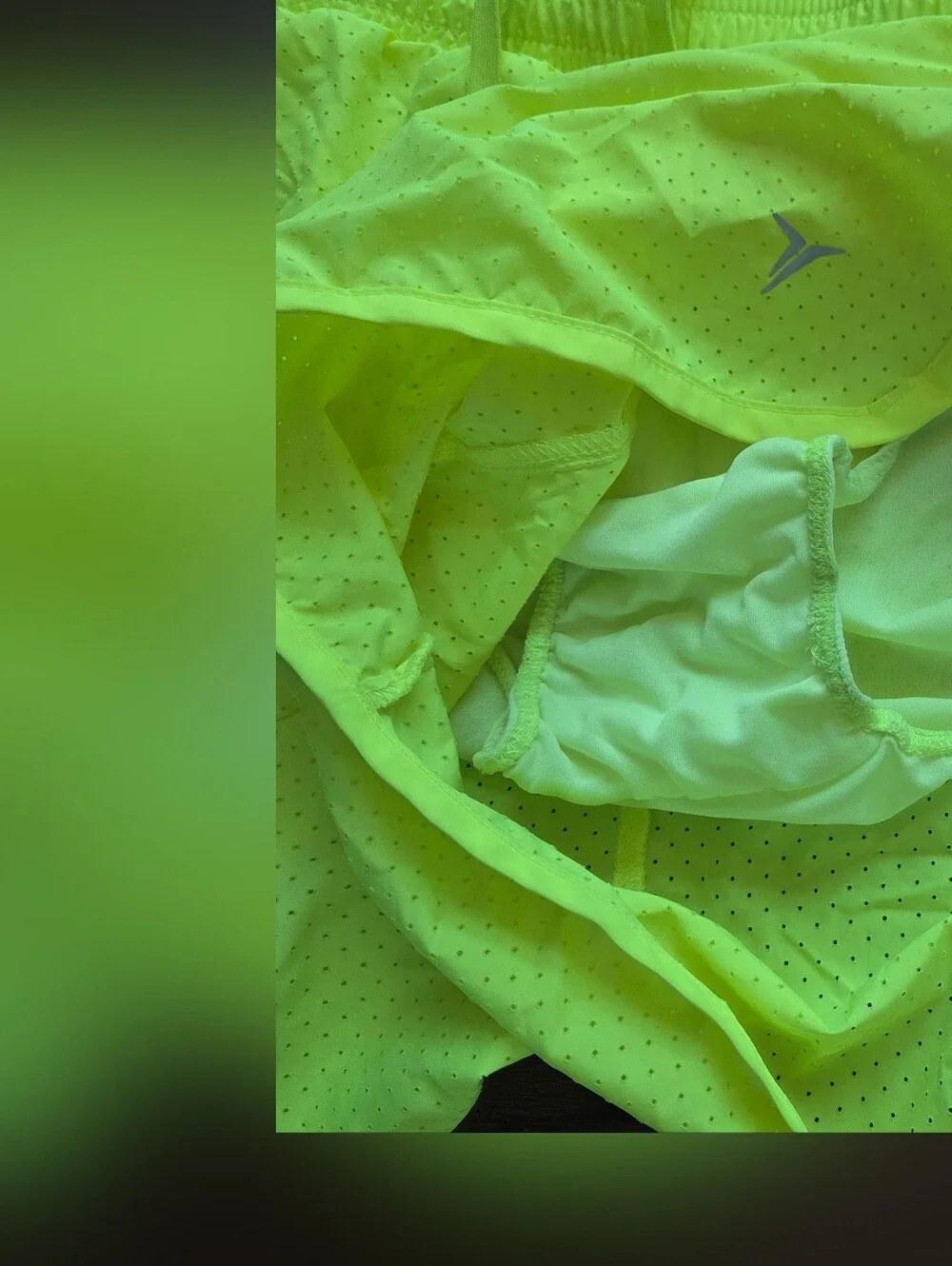 Old Navy Active Running Shorts Neon Yellow XL Petite